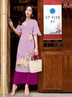 Vải Áo Dài Cách Tân Hoa Sen AD CT4158 22 1763017868 735 vai ao dai cach tan hoa sen ad ct4158