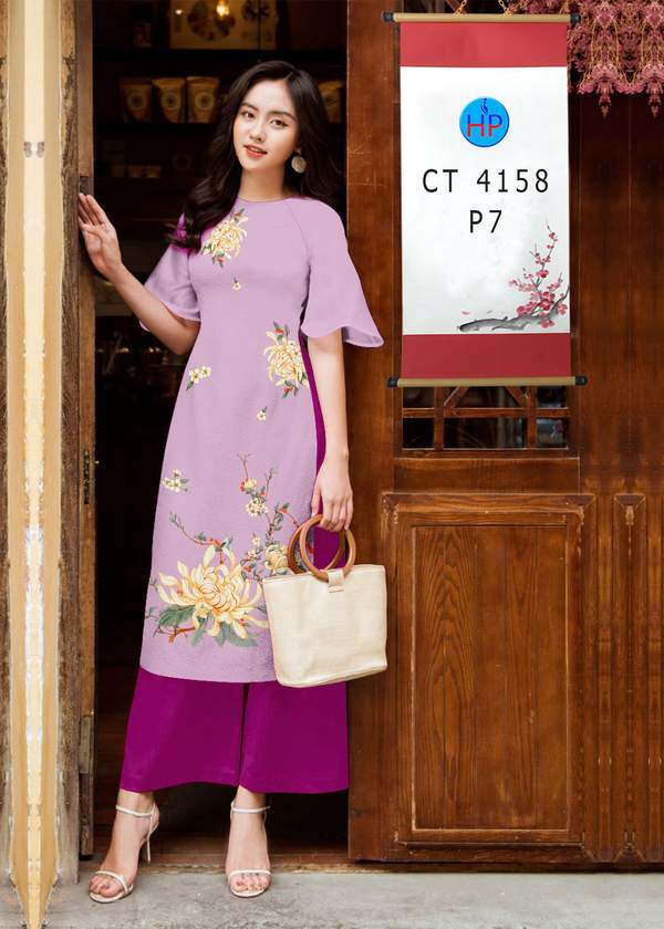 Vải Áo Dài Cách Tân Hoa Sen AD CT4158 5 1763017868 735 vai ao dai cach tan hoa sen ad ct4158
