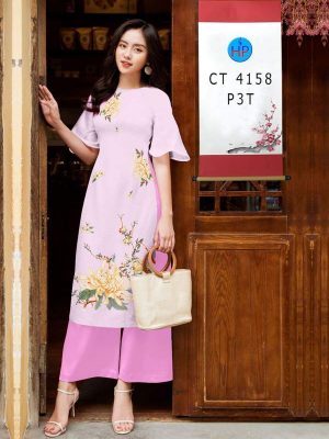 Vải Áo Dài Cách Tân Hoa Sen AD CT4158 26 1763017868 793 vai ao dai cach tan hoa sen ad ct4158