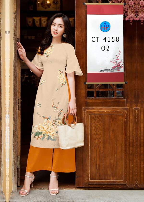 Vải Áo Dài Cách Tân Hoa Sen AD CT4158 7 1763017868 845 vai ao dai cach tan hoa sen ad ct4158