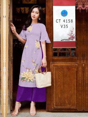 Vải Áo Dài Cách Tân Hoa Sen AD CT4158 31 1763017869 148 vai ao dai cach tan hoa sen ad ct4158