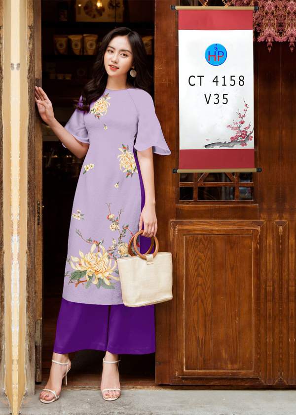 Vải Áo Dài Cách Tân Hoa Sen AD CT4158 14 1763017869 148 vai ao dai cach tan hoa sen ad ct4158