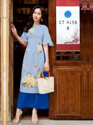 Vải Áo Dài Cách Tân Hoa Sen AD CT4158 29 1763017869 612 vai ao dai cach tan hoa sen ad ct4158