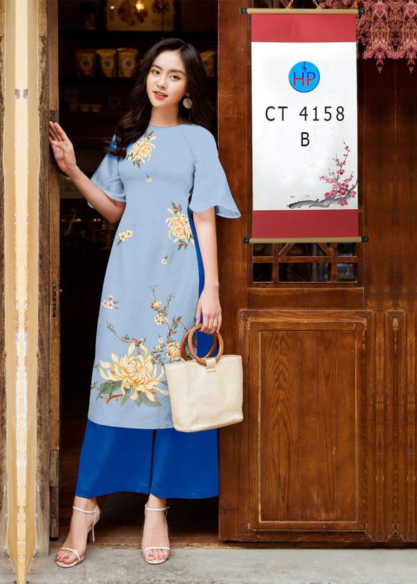 Vải Áo Dài Cách Tân Hoa Sen AD CT4158 12 1763017869 612 vai ao dai cach tan hoa sen ad ct4158