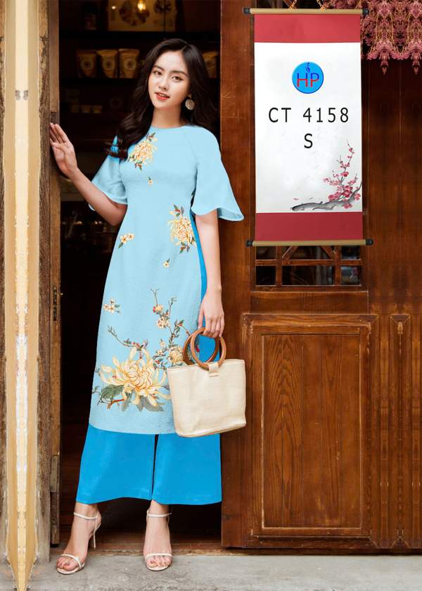 Vải Áo Dài Cách Tân Hoa Sen AD CT4158 15 1763017870 100 vai ao dai cach tan hoa sen ad ct4158