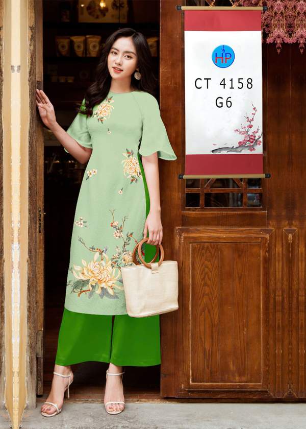 Vải Áo Dài Cách Tân Hoa Sen AD CT4158 16 1763017870 40 vai ao dai cach tan hoa sen ad ct4158
