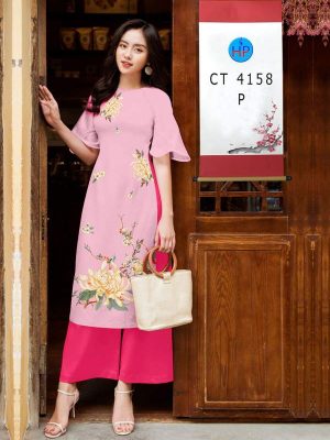 Vải Áo Dài Cách Tân Hoa Sen AD CT4158 34 1763017870 881 vai ao dai cach tan hoa sen ad ct4158
