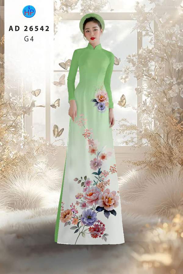 Vải Áo Dài Hoa In 3D AD 26542 4 1763083698 467 vai ao dai hoa in 3d ad 26542
