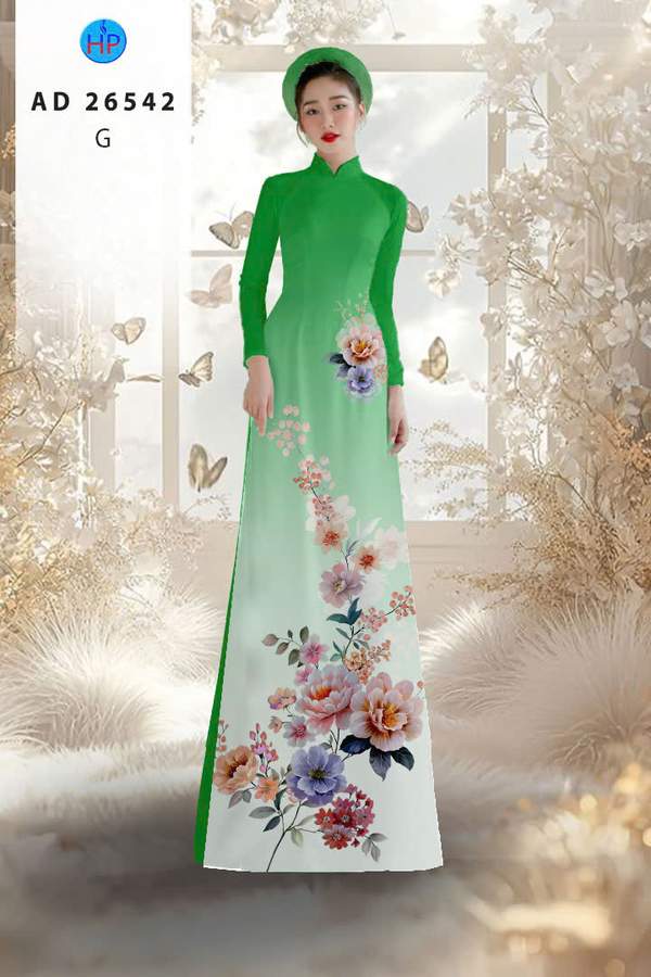 Vải Áo Dài Hoa In 3D AD 26542 5 1763083699 695 vai ao dai hoa in 3d ad 26542
