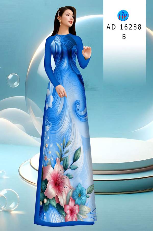 Vải Áo Dài Hoa In 3D AD 16288 3 1763173999 382 vai ao dai hoa in 3d ad 16288