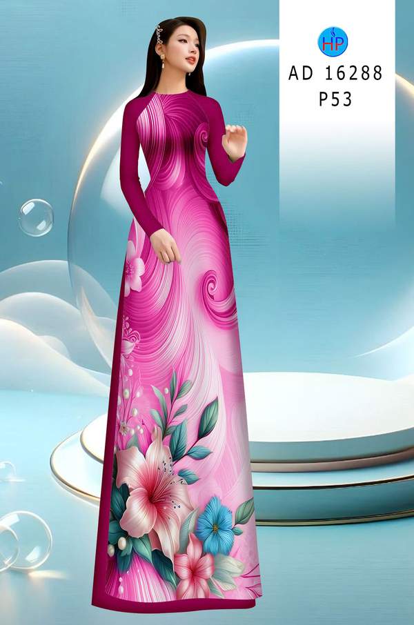 Vải Áo Dài Hoa In 3D AD 16288 2 1763173999 811 vai ao dai hoa in 3d ad 16288