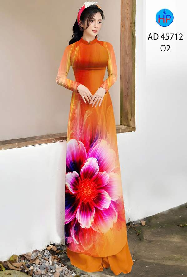 Vải Áo Dài Hoa In 3D AD 45712 5 1763362191 356 vai ao dai hoa in 3d ad 45712