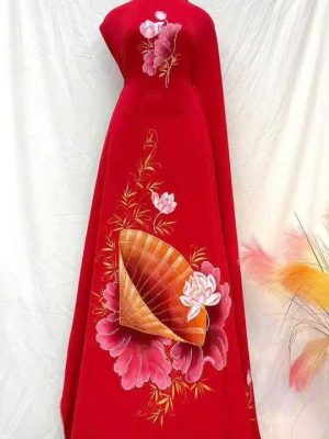 1763362261 868 vai ao dai ve tay hoa sen ad v53464