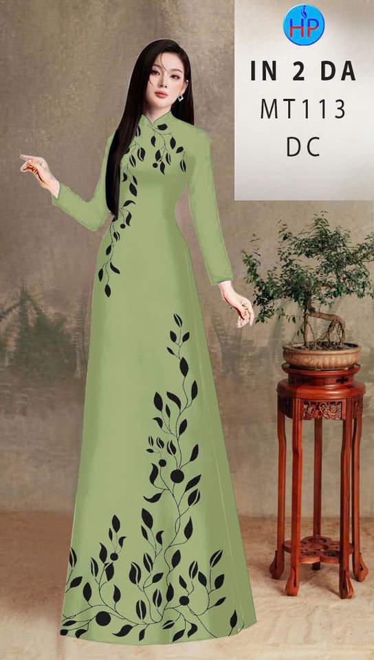 Vải Áo Dài Hoa In 3D AD MT113 10 1763362665 258 vai ao dai hoa in 3d ad mt113