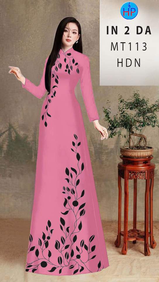 Vải Áo Dài Hoa In 3D AD MT113 9 1763362665 465 vai ao dai hoa in 3d ad mt113