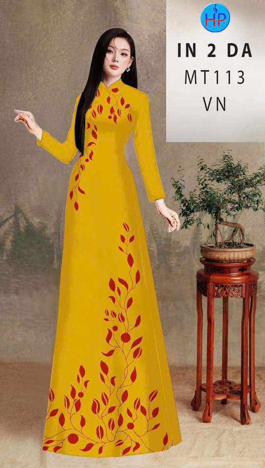 Vải Áo Dài Hoa In 3D AD MT113 8 1763362665 811 vai ao dai hoa in 3d ad mt113