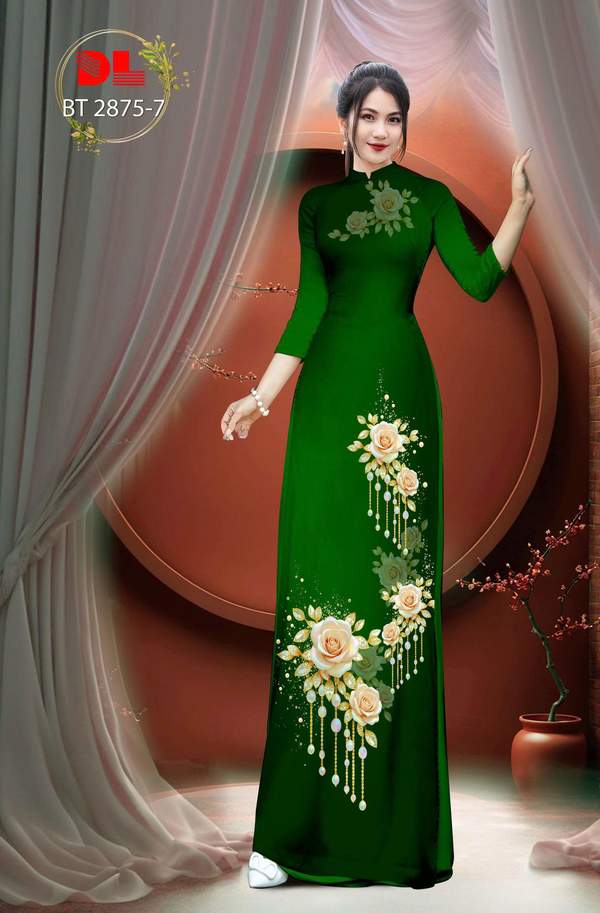 Vải Áo Dài Hoa Hồng AD BT2875 3 1763780077 125 vai ao dai hoa hong ad bt2875