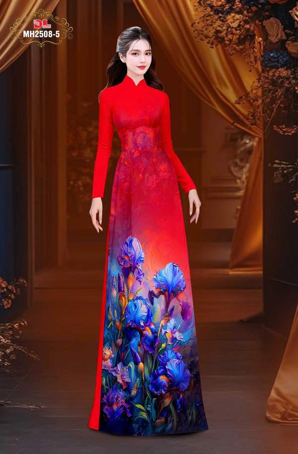 Vải Áo Dài Hoa In 3D AD MH2508 2 1763780526 3 vai ao dai hoa in 3d ad mh2508