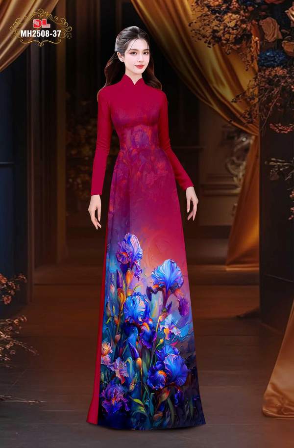 Vải Áo Dài Hoa In 3D AD MH2508 5 1763780526 52 vai ao dai hoa in 3d ad mh2508