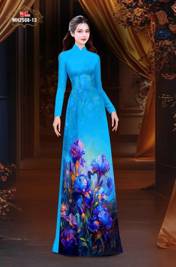 Vải Áo Dài Hoa In 3D AD MH2508 7 1763780527 161 vai ao dai hoa in 3d ad mh2508