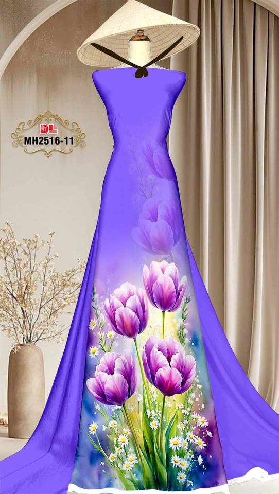 Vải Áo Dài Hoa Tulip AD MH2516 2 1763780958 425 vai ao dai hoa tulip ad mh2516