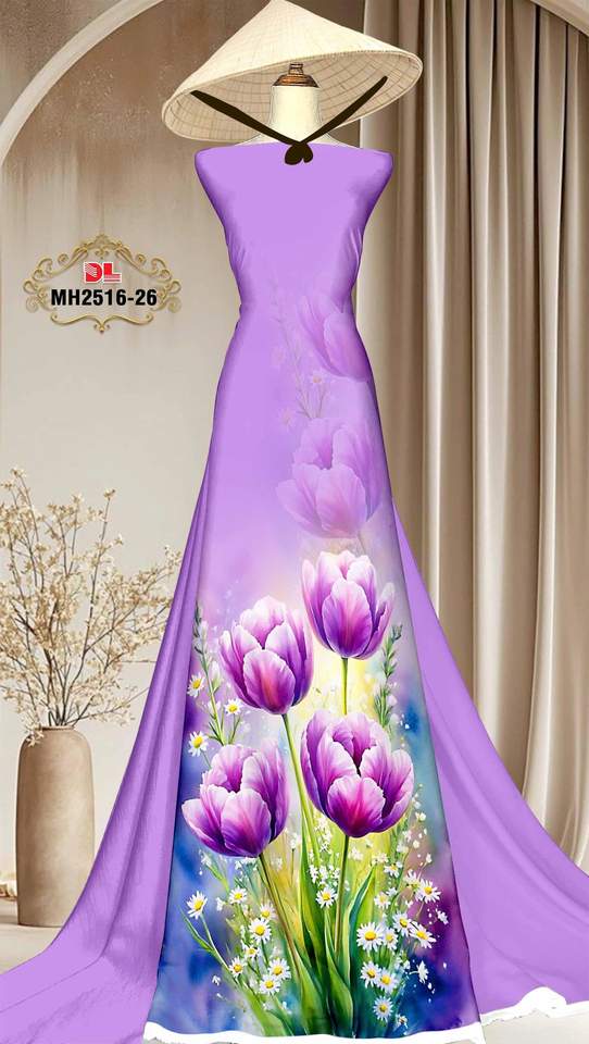 Vải Áo Dài Hoa Tulip AD MH2516 9 1763780959 606 vai ao dai hoa tulip ad mh2516