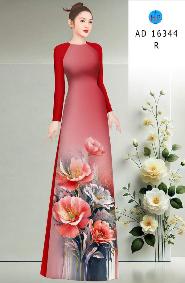 Vải Áo Dài Hoa In 3D AD 16344 7 1764725811 310 vai ao dai hoa in 3d ad 16344