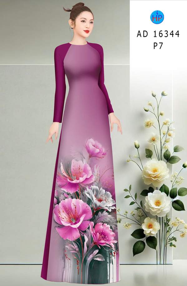 Vải Áo Dài Hoa In 3D AD 16344 5 1764725811 747 vai ao dai hoa in 3d ad 16344