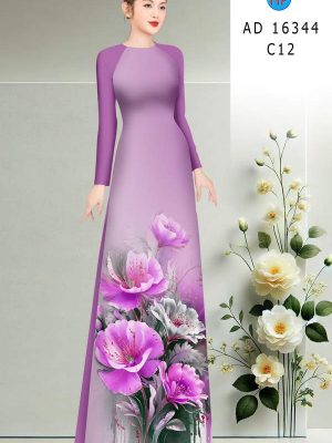 Vải Áo Dài Hoa In 3D AD 16344 30 1764725813 326 vai ao dai hoa in 3d ad 16344