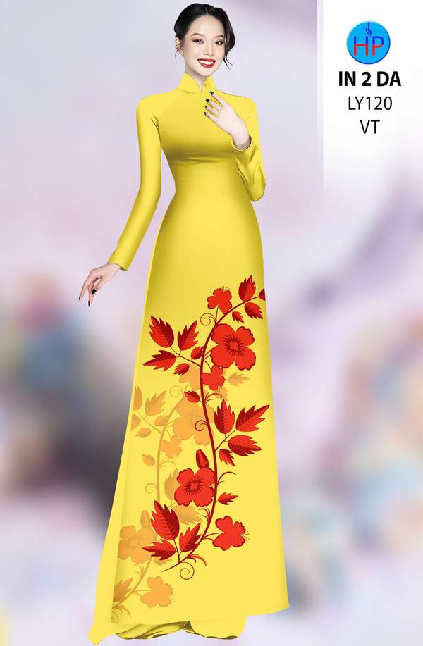 Vải Áo Dài Hoa In 3D AD LY120 8 1764900449 164 vai ao dai hoa in 3d ad ly120