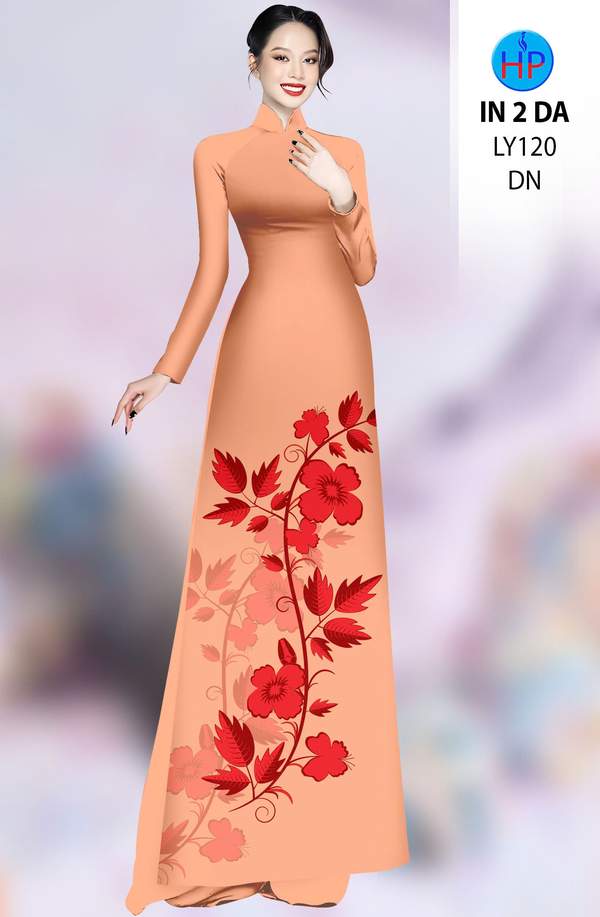 Vải Áo Dài Hoa In 3D AD LY120 9 1764900449 914 vai ao dai hoa in 3d ad ly120