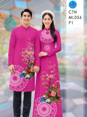 Vải Áo Dài Cặp Đôi Hoa Văn AD CTN ML056 13 1765160431 160 vai ao dai cap doi hoa van ad ctn ml056