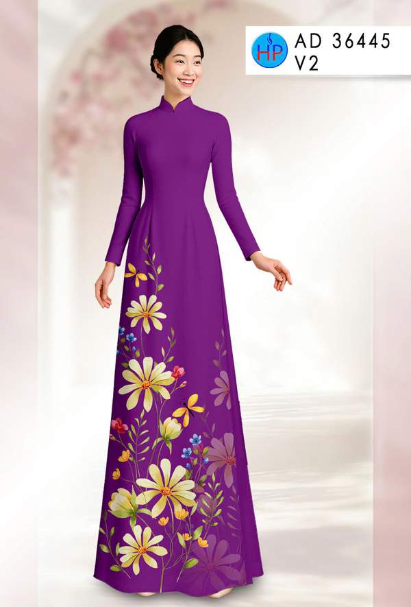 Vải Áo Dài Hoa In 3D AD 36445 3 1765160549 80 vai ao dai hoa in 3d ad 36445