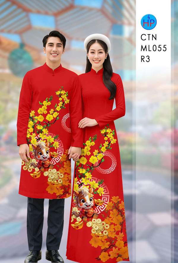 Vải Áo Dài Cặp Đôi Đón Tết AD CTNML055 2 1765160884 967 vai ao dai cap doi don tet ad ctnml055