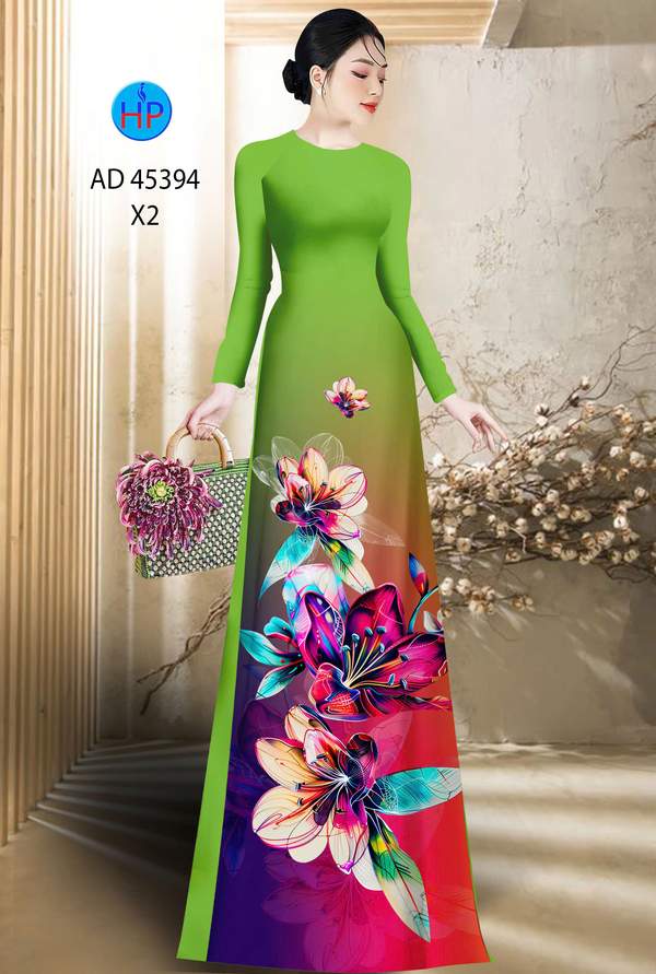 Vải Áo Dài Hoa In 3D AD 45394 7 1765161021 523 vai ao dai hoa in 3d ad 45394