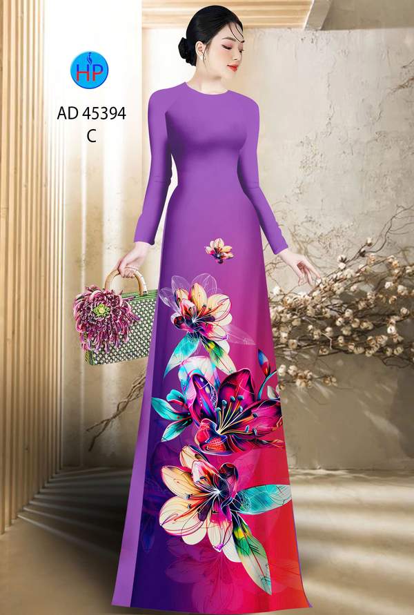 Vải Áo Dài Hoa In 3D AD 45394 9 1765161022 509 vai ao dai hoa in 3d ad 45394
