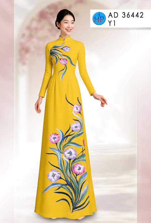 Vải Áo Dài Hoa In 3D AD 36442 2 1765330177 461 vai ao dai hoa in 3d ad 36442