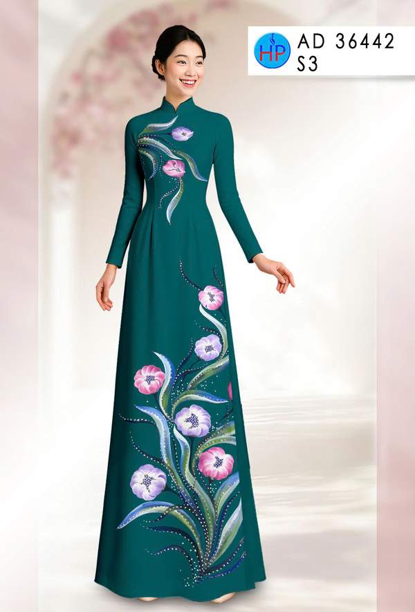 Vải Áo Dài Hoa In 3D AD 36442 3 1765330177 675 vai ao dai hoa in 3d ad 36442