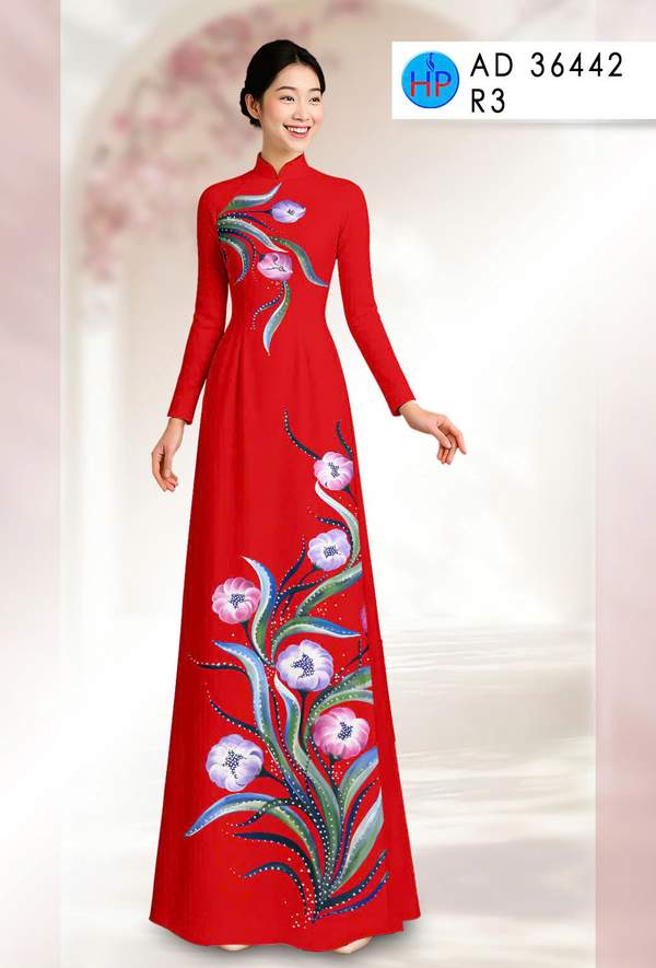 Vải Áo Dài Hoa In 3D AD 36442 5 1765330178 96 vai ao dai hoa in 3d ad 36442
