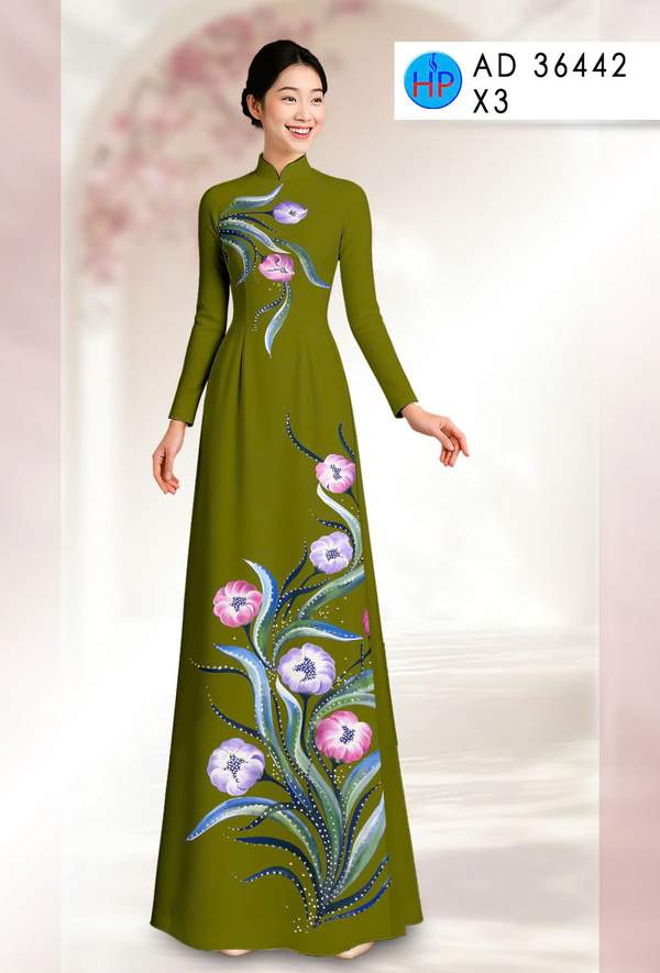Vải Áo Dài Hoa In 3D AD 36442 10 1765330179 213 vai ao dai hoa in 3d ad 36442