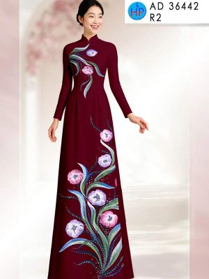 Vải Áo Dài Hoa In 3D AD 36442 30 1765330179 385 vai ao dai hoa in 3d ad 36442
