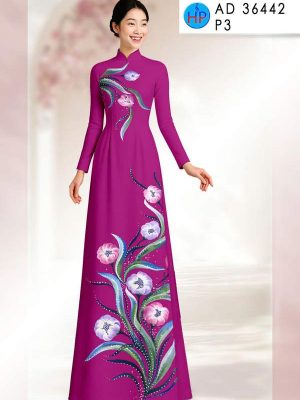 Vải Áo Dài Hoa In 3D AD 36442 33 1765330180 802 vai ao dai hoa in 3d ad 36442
