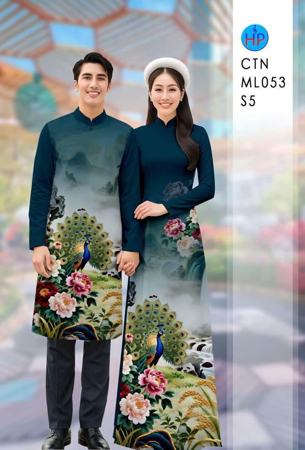 Vải Áo Dài Cặp Đôi Chim Công AD CTN ML053 4 1765330620 666 vai ao dai cap doi chim cong ad ctn ml053