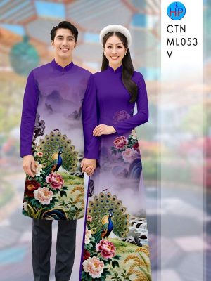Vải Áo Dài Cặp Đôi Chim Công AD CTN ML053 12 1765330620 983 vai ao dai cap doi chim cong ad ctn ml053