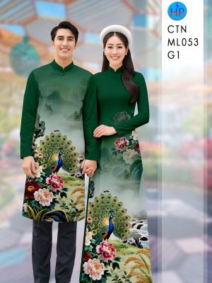 Vải Áo Dài Cặp Đôi Chim Công AD CTN ML053 17 1765330621 181 vai ao dai cap doi chim cong ad ctn ml053