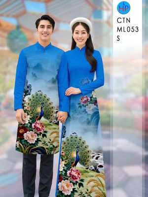 Vải Áo Dài Cặp Đôi Chim Công AD CTN ML053 14 1765330621 261 vai ao dai cap doi chim cong ad ctn ml053