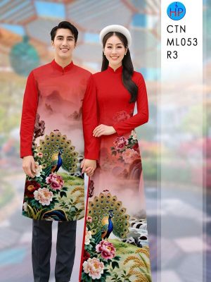 Vải Áo Dài Cặp Đôi Chim Công AD CTN ML053 18 1765330622 390 vai ao dai cap doi chim cong ad ctn ml053