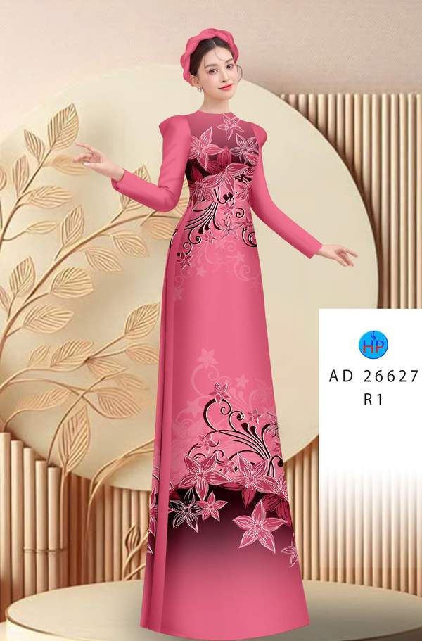 Vải Áo Dài Hoa In 3D AD 26627 2 1765505725 143 vai ao dai hoa in 3d ad 26627