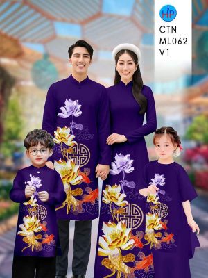Vải Áo Dài Cặp Đôi Hoa Sen AD CTN ML062 18 1765778870 24 vai ao dai cap doi hoa sen ad ctn ml062