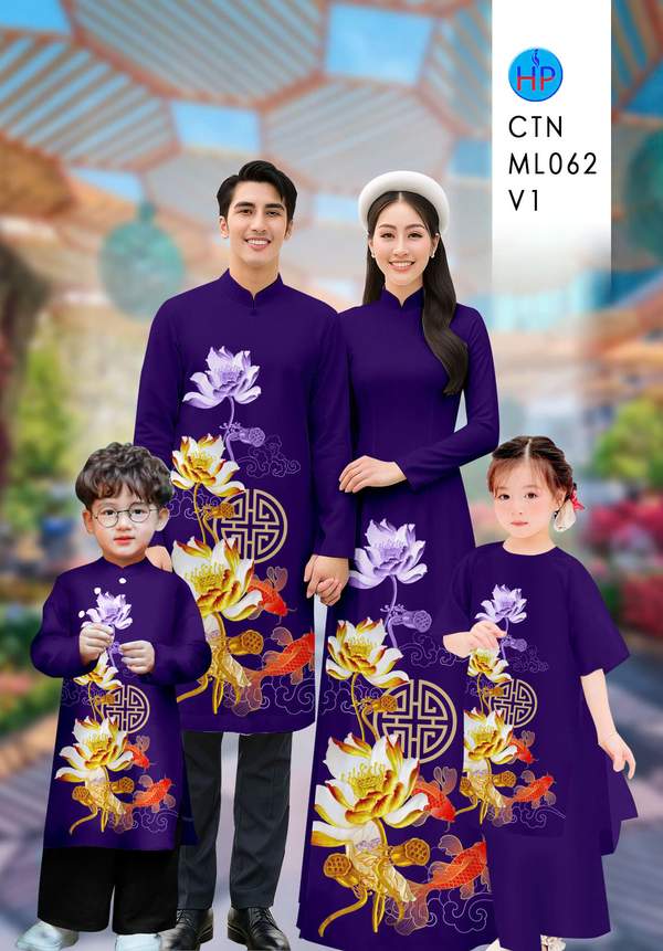 Vải Áo Dài Cặp Đôi Hoa Sen AD CTN ML062 9 1765778870 24 vai ao dai cap doi hoa sen ad ctn ml062